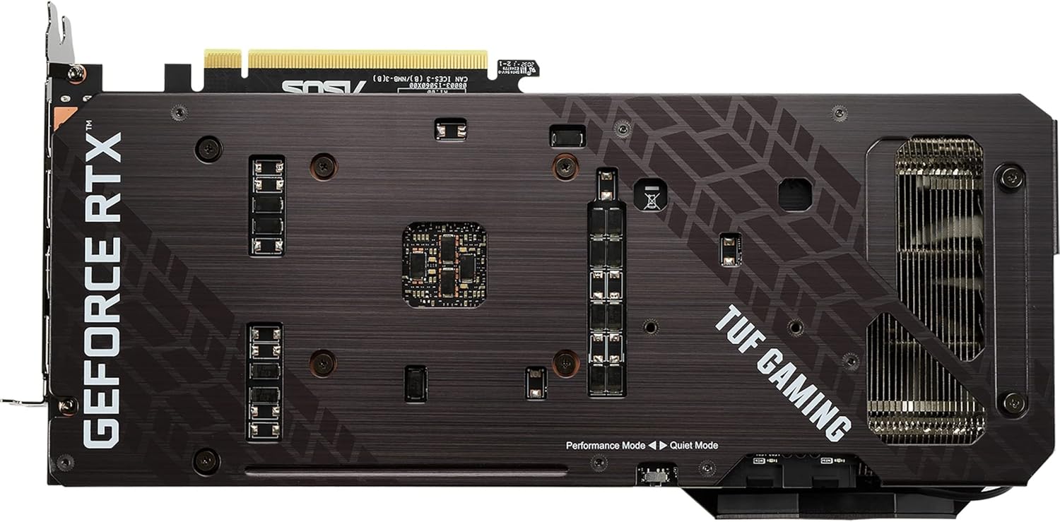 ASUS TUF Gaming NVIDIA GeForce RTX 3070 V2 OC Edition Graphics Card (PCIe 4.0, 8GB GDDR6, LHR, HDMI 2.1 , DisplayPort 1.4a, Dual Ball Bearings, Military-Grade Certification, GPU Tweak II) (Renewed)