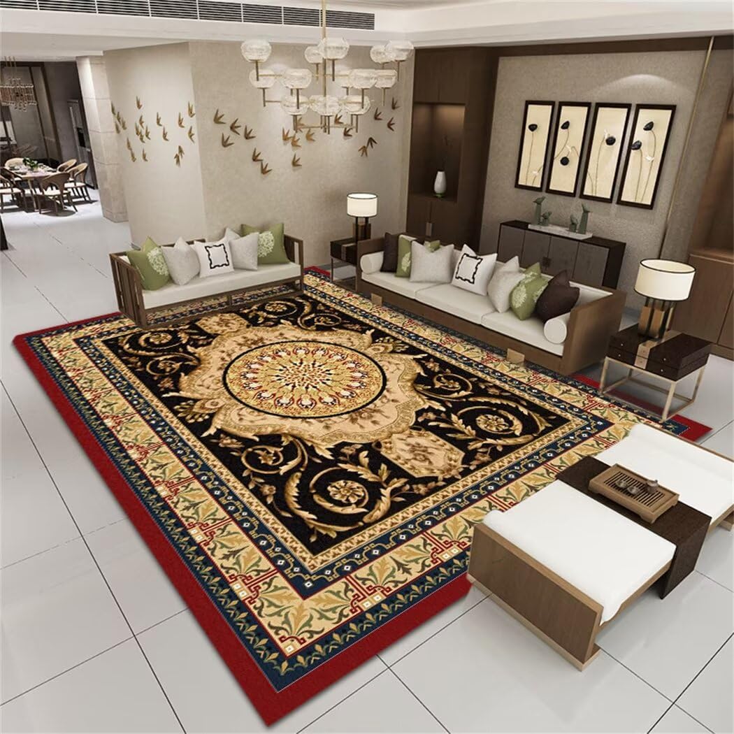 Tapis poil court facile à nettoyer pour grands passages de maison
