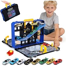 Drefirsa 24 in 1 Race Car Track Set, Toy Cars for Boys Age 3-5 4-7