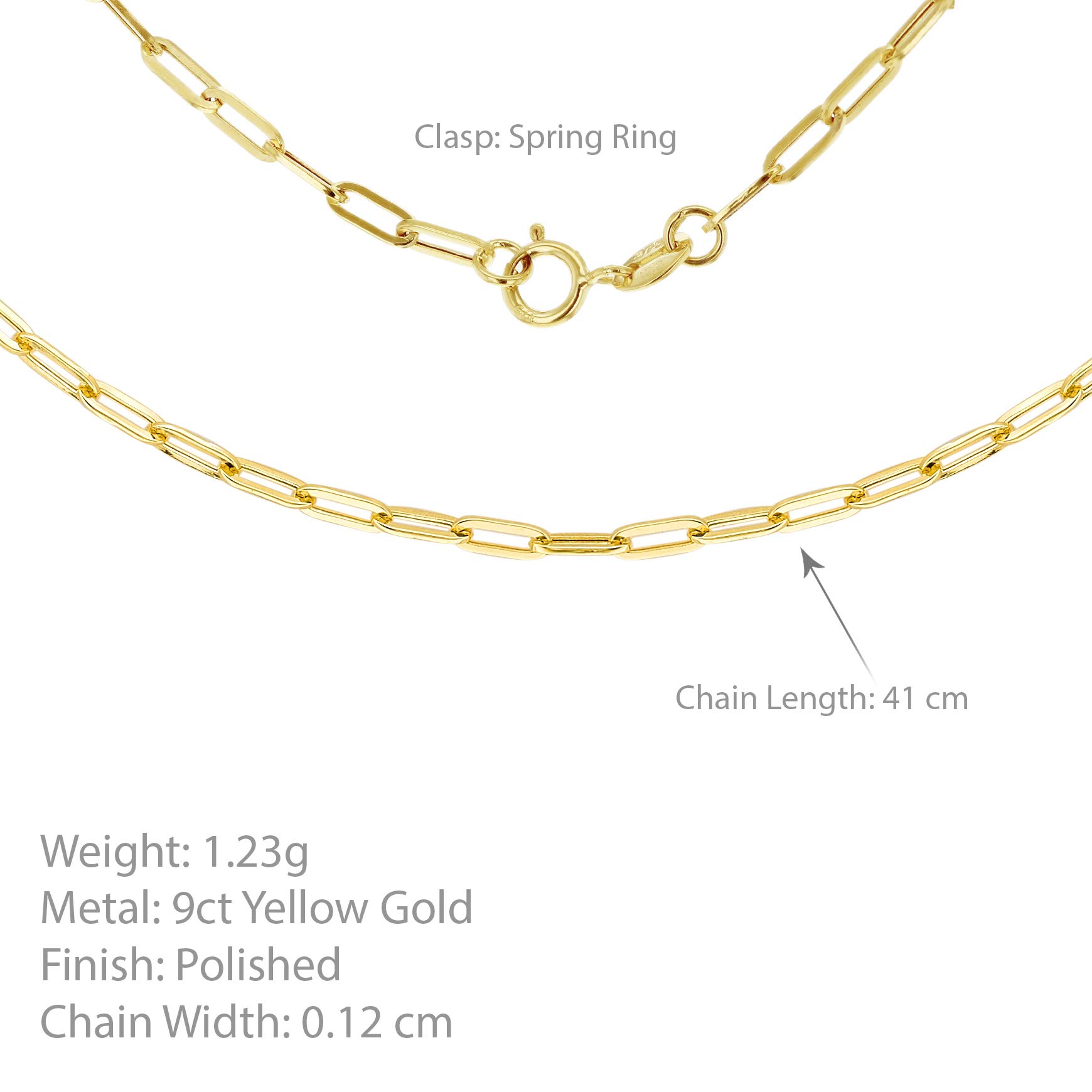 Carissima Gold - Catenina da donna in oro giallo 9 kt