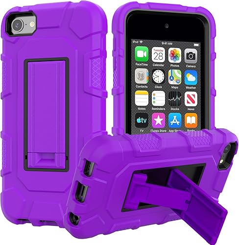 ZoneFoker Funda para iPod Touch 7 generación, iPod Touch 65 generación, resistente a los golpes, resistente a los golpes, para Apple iPod Touch 765