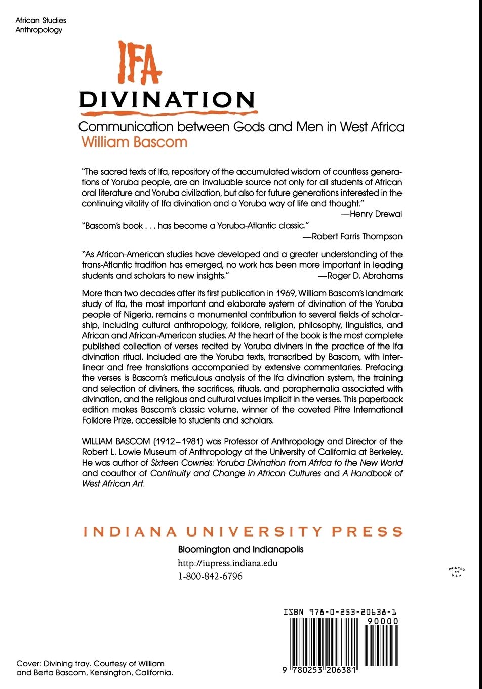 Ifa Divination: Communication between Gods and Men in West Africa (Midland Book)