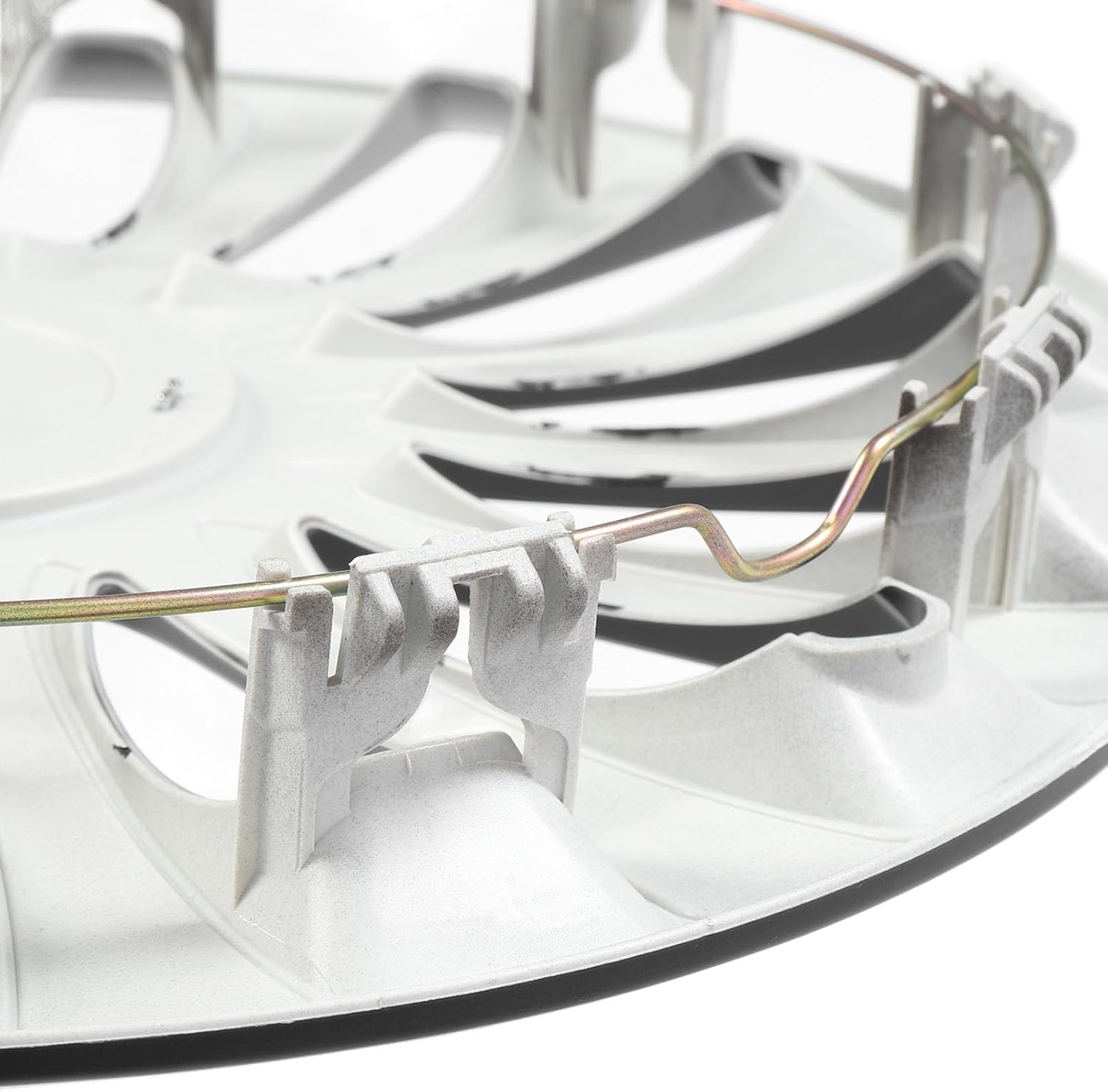 Stylish 14 Inch Wheel Hub Caps with Design - Premium ABS Full Protection Hubcap Set for Car Rim Cover - Universal Fit for R14 Wheels