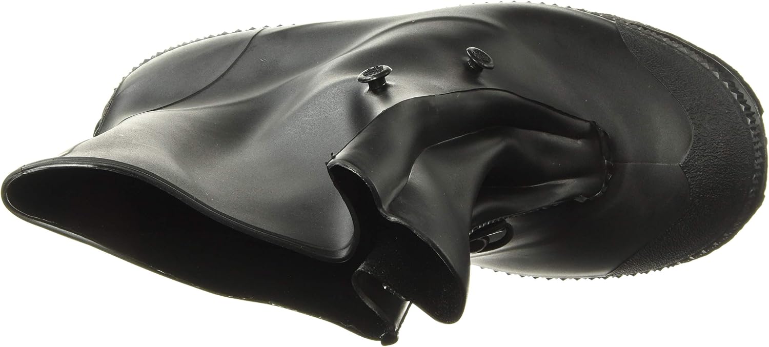 Honeywell Safety 11001-03-MD Servus SuperFit 12" PVC Dual-Compound Men's Overboots, Black & Yellow (11001-Bagged)
