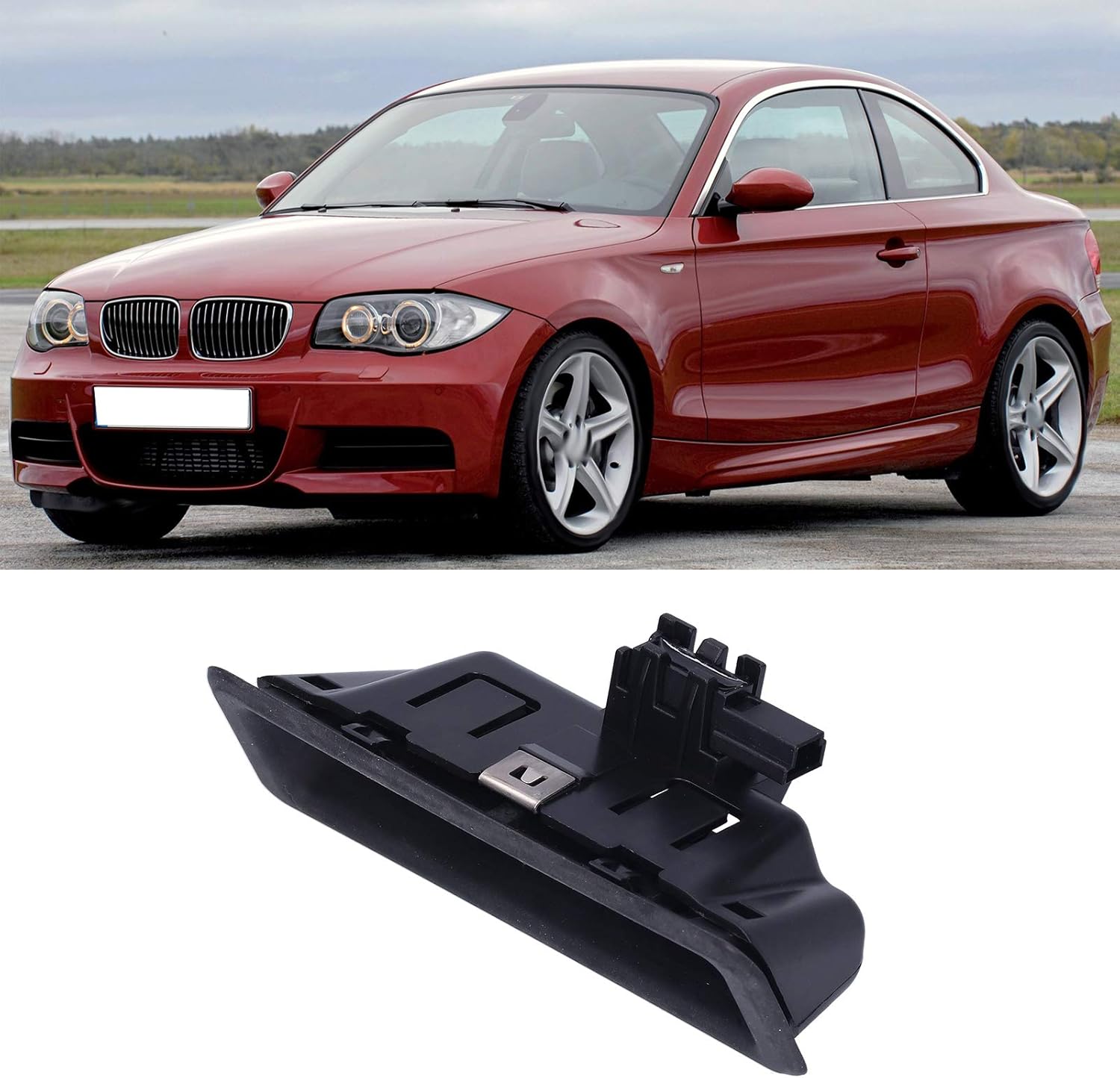 Car Trunk Switch Cartailgate Release Switch Trunk Lid Handle 51247118158 Replacement Accessories for 5 Series E60/E61 2004-2010