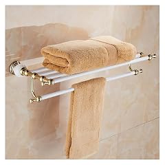 TOMYEUS Shower Caddy Bathroom Shelf Bathroom Shelf Towel Helf for Bathroom Stainless Steel Wall Mounted Shower Storage Perfect
