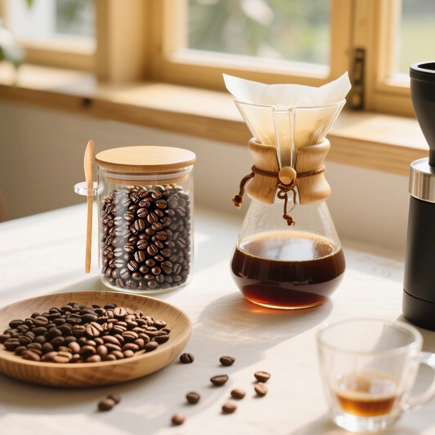 6 Pack Overnight Oats Containers with Lids and Spoons, 16oz Glass Jars with Bamboo Lids, Airtight Meal Prep Yogurt Containers for Breakfast, Parfait, Salad, Chia Pudding - Image 7