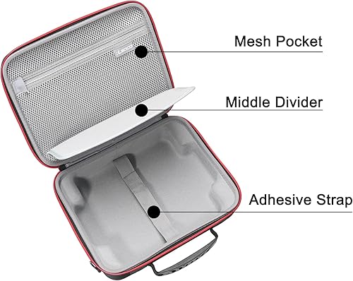 Miniatura 4 de RLSOCO Estuche rígido de transporte compatible con XGIMI Elfin Mini proyector portátil (solo funda), Negro -, Moderno