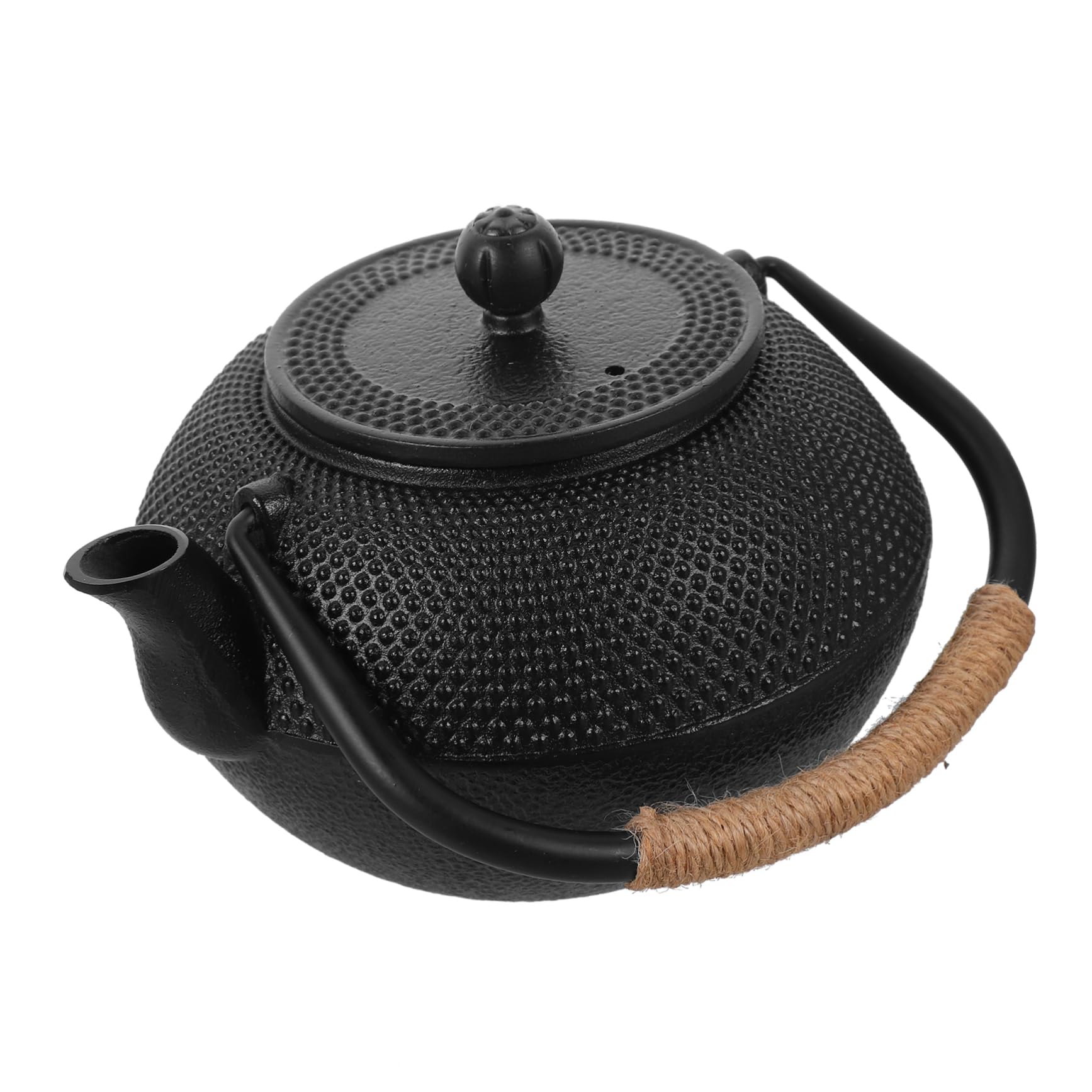 Cabilock 2 Piezas Tetera De Hierro Fundido Pava Infusor Té Para Puede Teteras Tetera Japonesa De Metal Tetera De Metal Japonesa Tetera Metalica Estufa De Tetera Negro Planchar