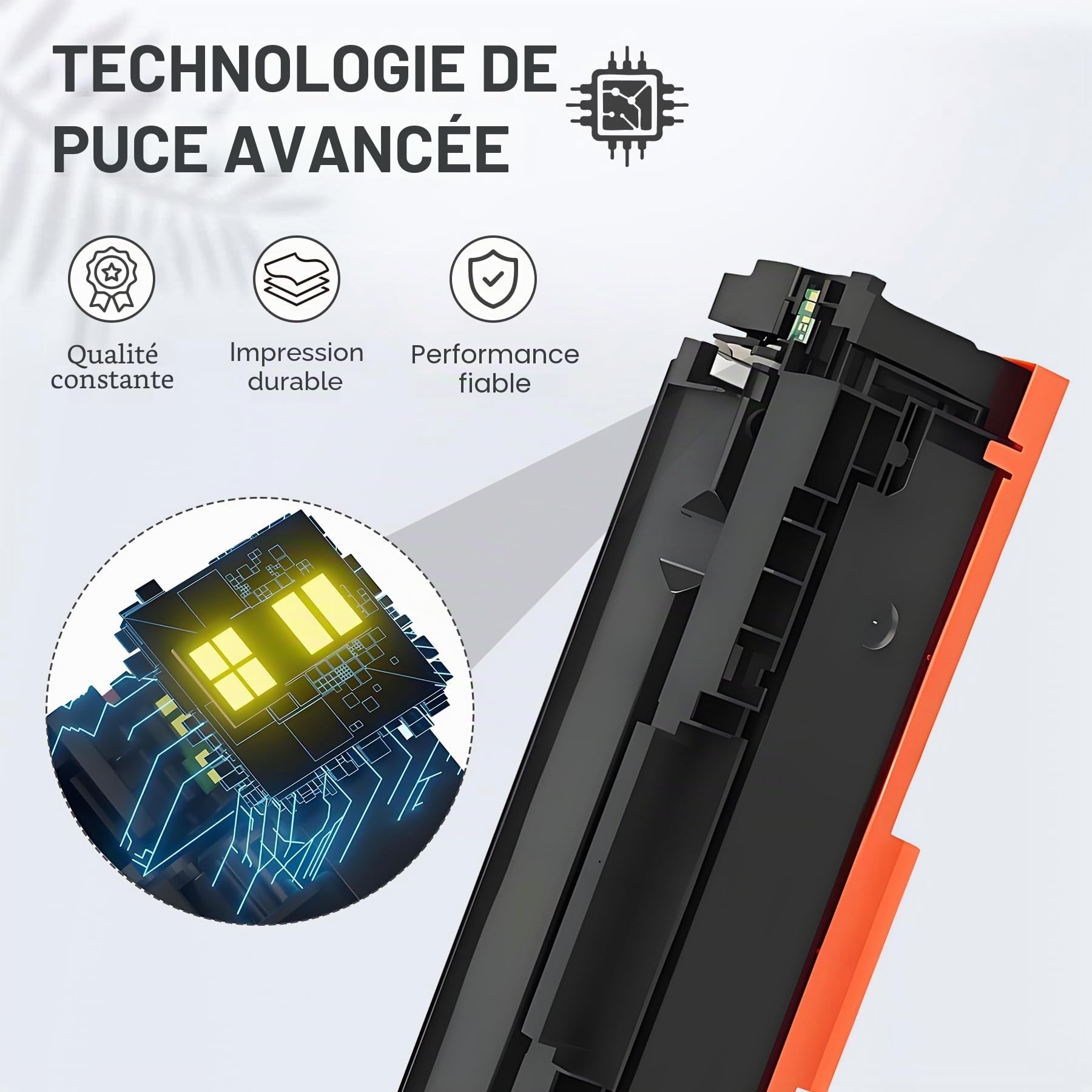 216A Cartouches de Toner de Remplacement pour HP W2410A W2411A W2412A W2413A Color LaserJet Pro M155a M155dw M155nw MFP M183fw M183fdw M182n M182nw (Pack de 4)
