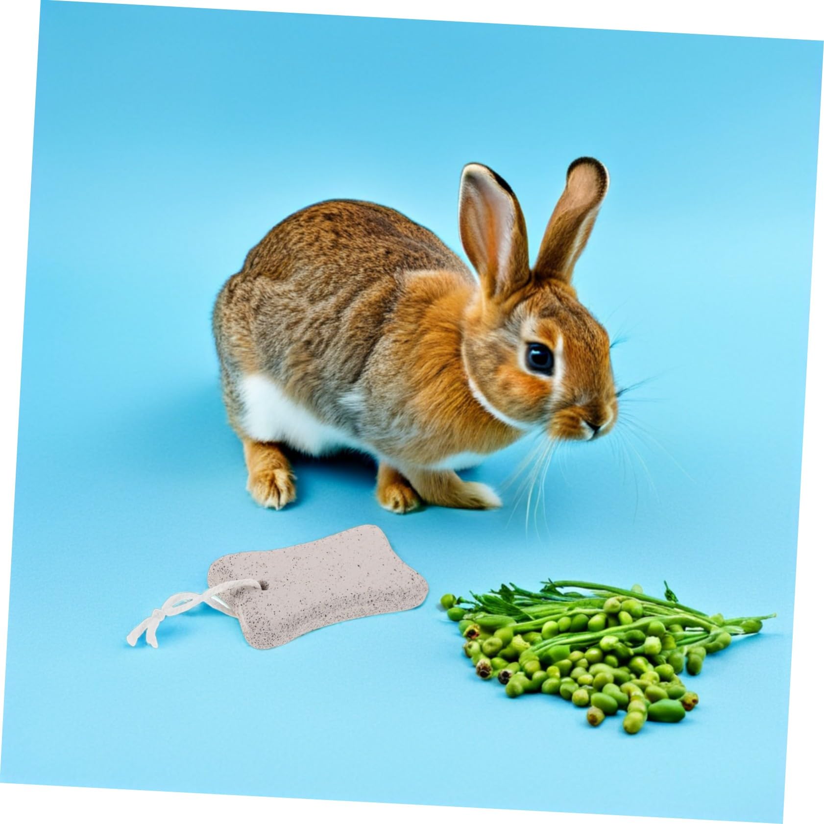DOITOOL 10 Stück Teiliges Haustier Molarstein für Kleintiere Natürlicher Zahnstein zum Zähne Schleifen Geeignet für Hamster Kaninchen Chinchillas Meerschweinchen und Papageien