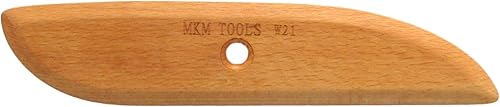 Miniatura 5 de MKM Pottery Tools Mini costilla de madera serie Craftsman (W0a)