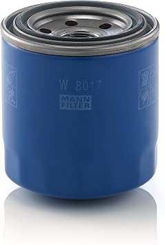 Original MANN-FILTER Oil Filter W 8017 - Spin-on lubricating oil filter - For passenger cars