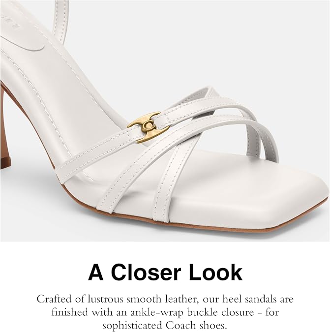 COACH Women's Kelsey Leather SandalSandal