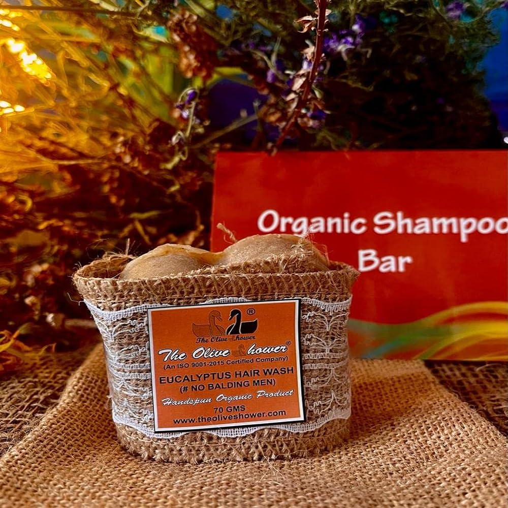 Eucalyptus Shampoo Bar-100 g,Travel size,Hand-spun,Organic product for Gentle Cleansing.-picture-32