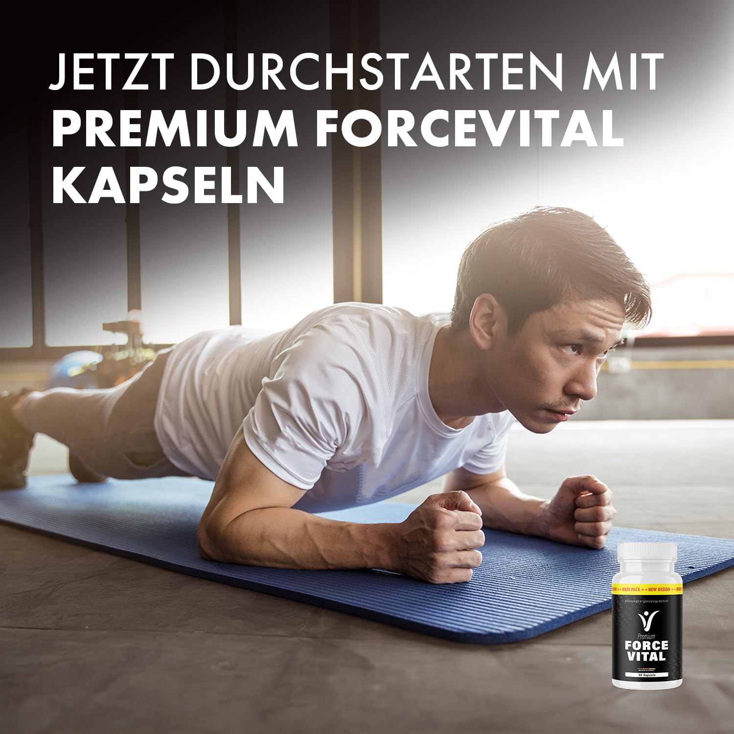 Premium Forcevital Kapseln | Einfache Anwendung | 90 Kapseln