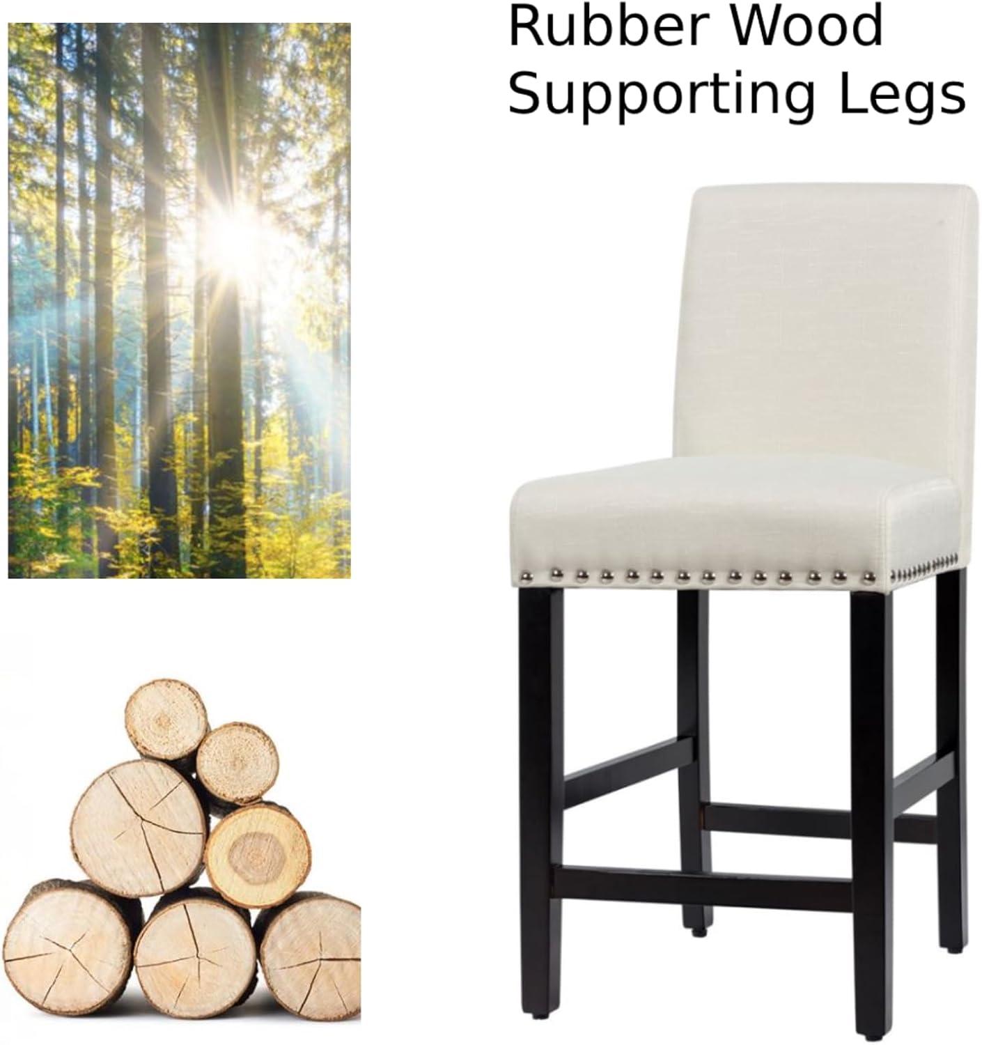 AZUMAYA スツール トロペ CL-790C (グレー, 2個) 当店だけの特注カラー