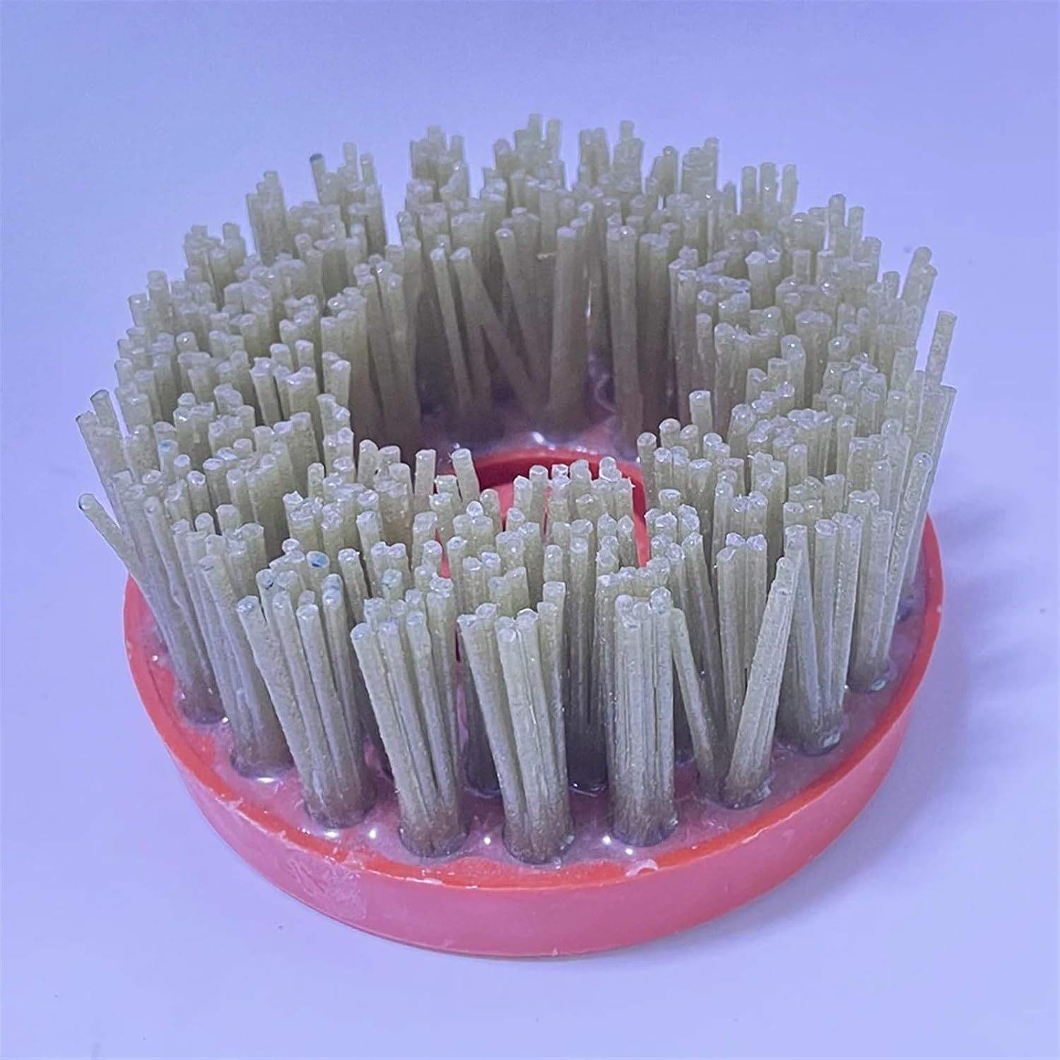 4 Inch 110mm Round Strong Diamond Brush for Grinding Stone Marble Granite Concrete Surface Polishing to Get Leather Effect(36,M 5-8-11)