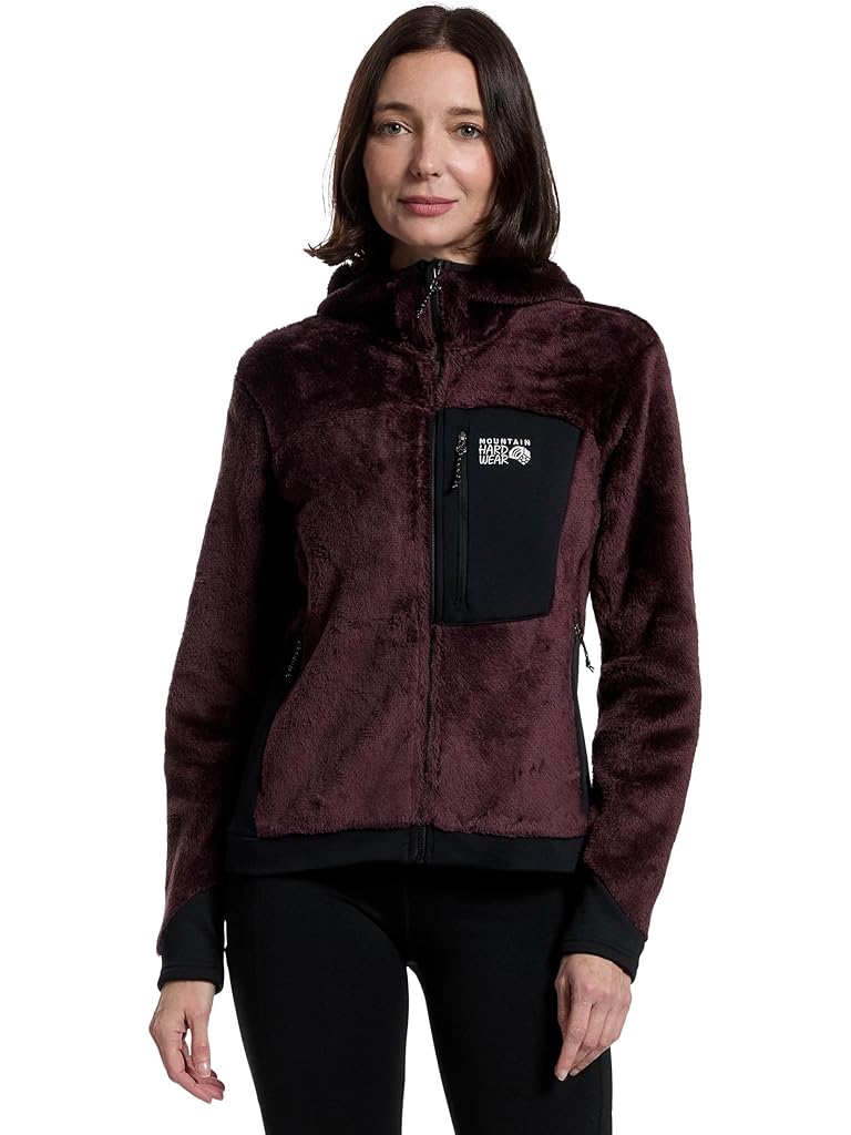 Burgundy Mountain Hardwear Polartec® High Loft™ Hooded Jacket