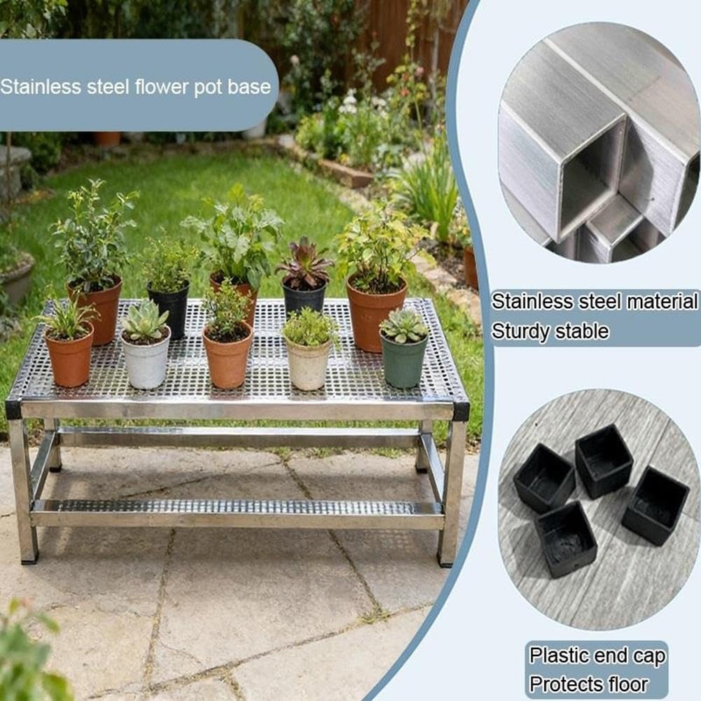 Support Métallique Robuste pour Plantes, Élévateur Équipement