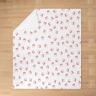 Erosebridal Pink Bow Tie Flannel Blanket Princess Bow Fleece Blanket 40"x50" for Boys Girls Teen Men,Dreamy Princess Girls Bowknot Kawaii Ribbon Bowknot Fuzzy Plush Throw