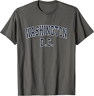 Washington District of Columbia DC Vintage Sports Design Nav T-Shirt