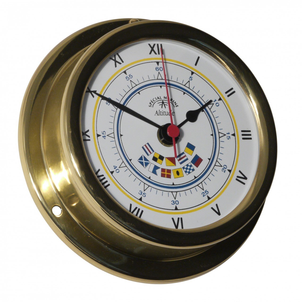 Delite ApS Schatz 1881 Midi 155 Horloge de Bateau avec indicateur de marée + Chiffres Arabes