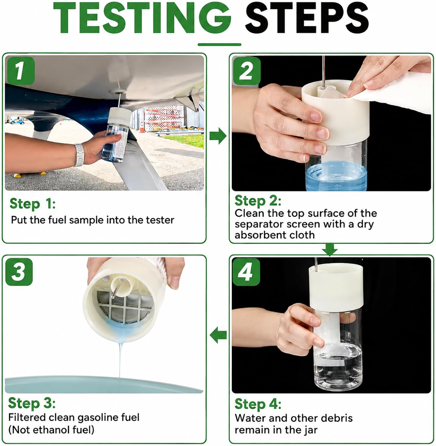 Aviation Fuel Tester 12oz for Fuel Sump Aviation