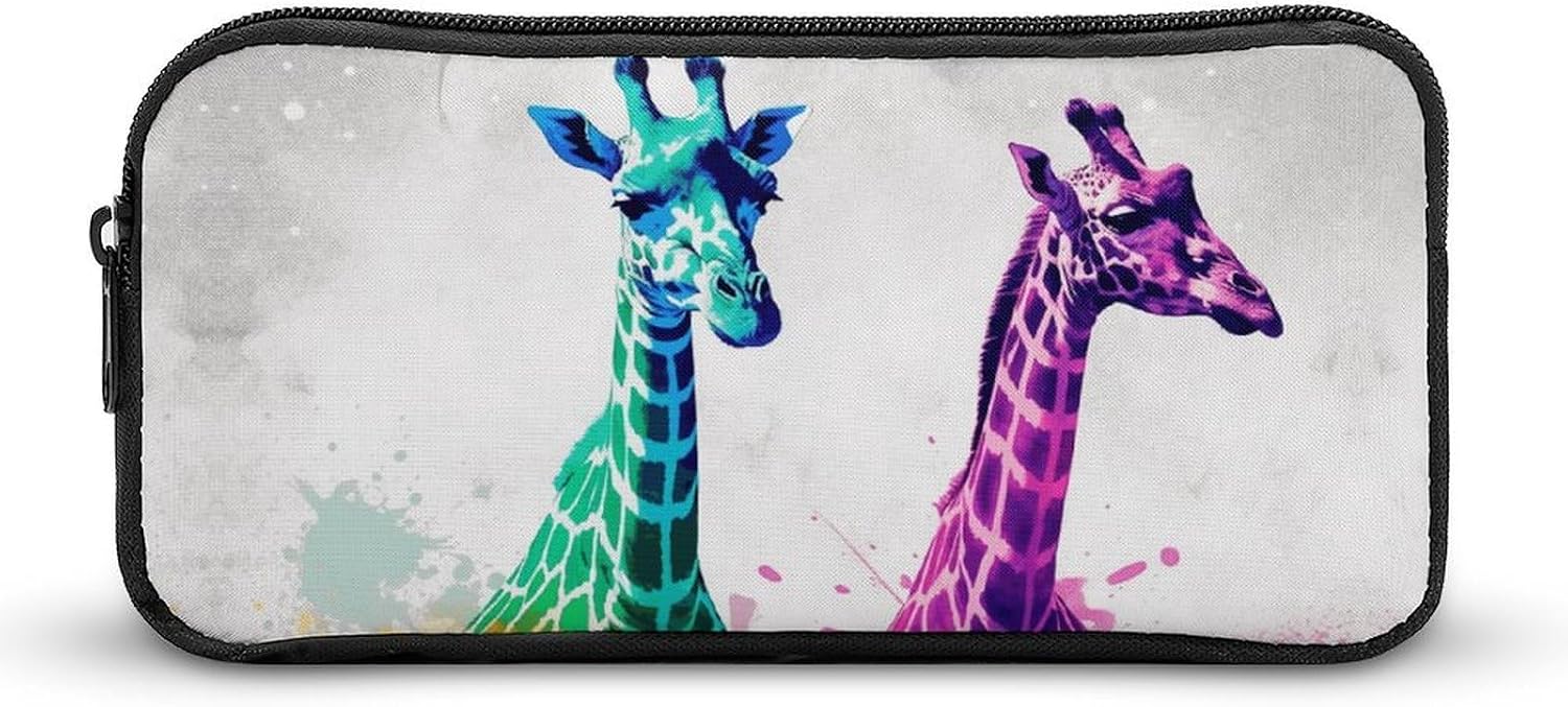 Large Capacity Pencil Case Multi-Purpose Makeup Pouch With Sturdy Zipper