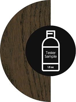 WOCA Denmark Master Color Oil Plant Based Oil Penetrating Stain and Finish for Wood Furniture, Floors, Trim and Cabinets 1.5oz Sample Black