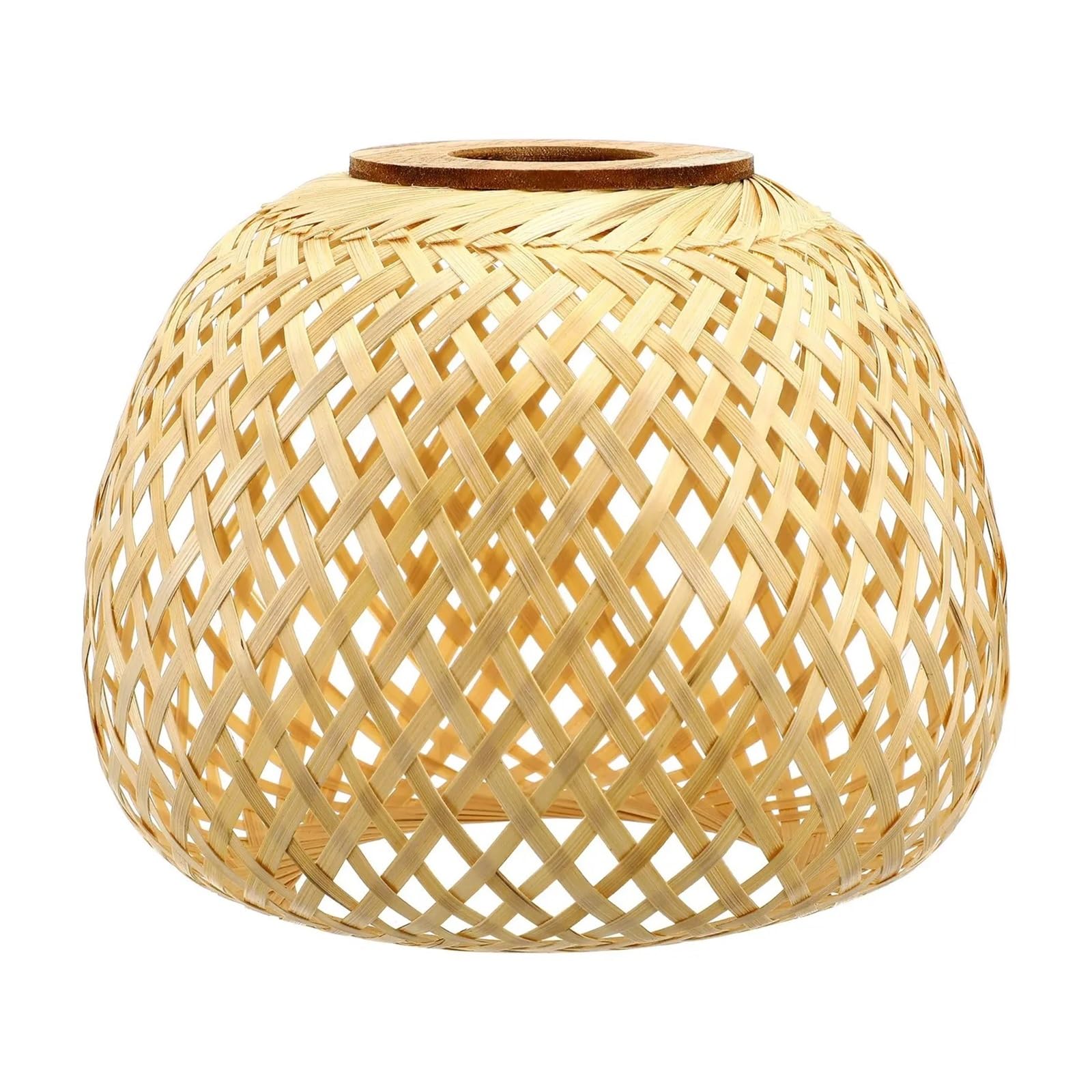 HKYBCF Lamp Shade Woven Lampshade for Hanging Replacement Shades Pendant Floor Light for Bedroom