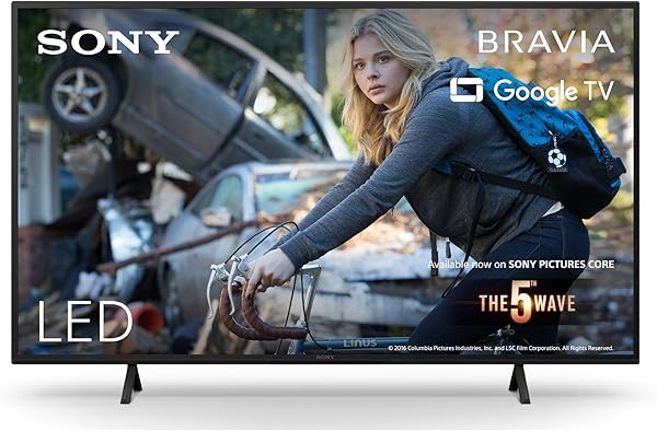 Sony BRAVIA, KD-50X75WL, 50 Zoll Fernseher, LED, 4K HDR, Google TV, Smart TV, Works with Alexa, BRAVIA CORE, HDMI 2.1, Gaming-Menü mit ALLM