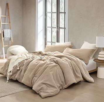 Byourbed You Feel Me - Coma Inducer Oversized Queen Comforter Set - Tan Taupe