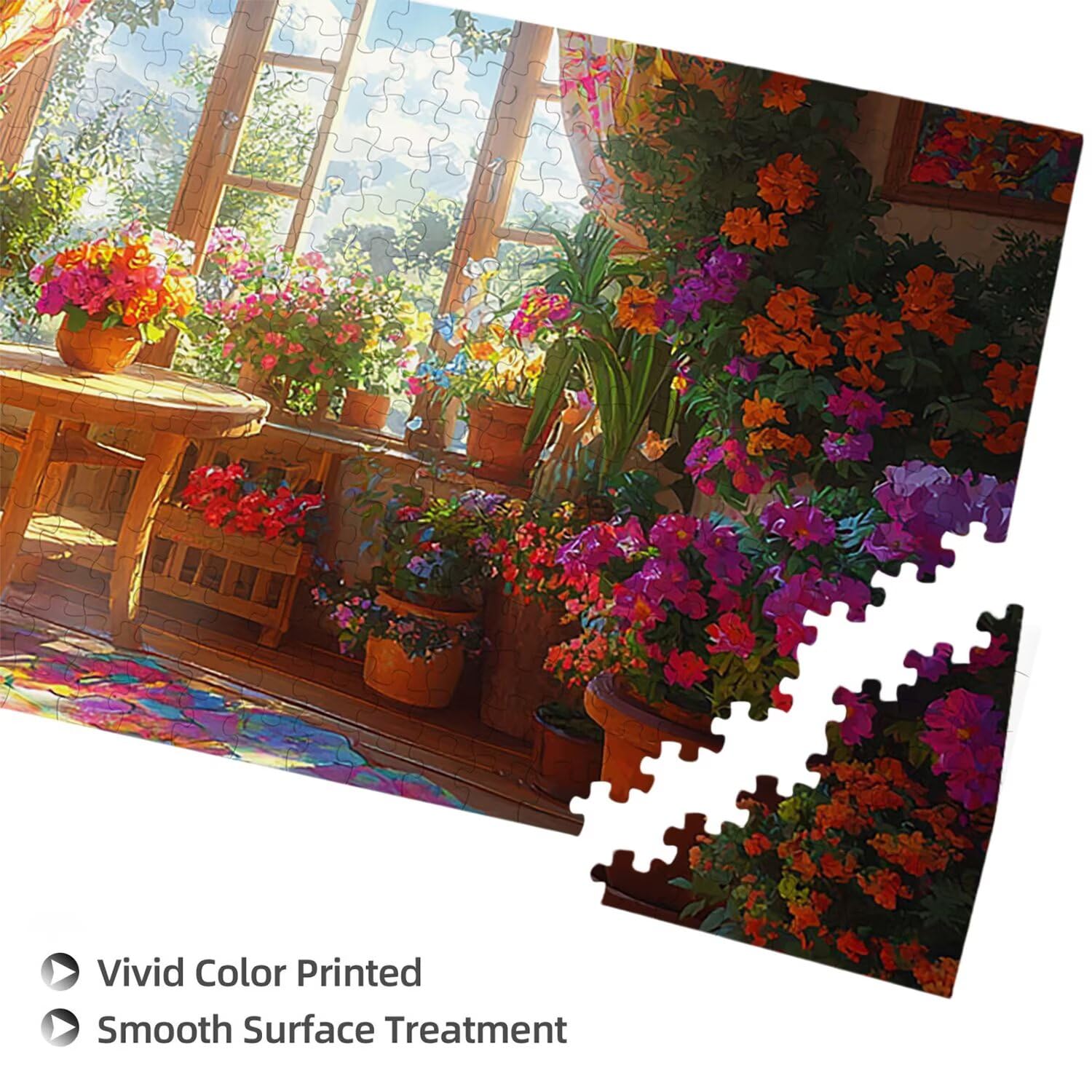 Puzzle dla dorosłych 1100 elementów, puzzle do pokoju kwiatowego, dla dorosłych Puzzle klasyczne i od 14 lat junior, rodzinna rozrywka domowa puzzle prezent 87x42cm l-414