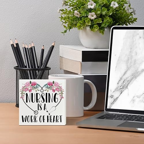 Miniatura 3 de Regalos de agradecimiento para enfermeras, enfermería es un trabajo de corazón, regalos para el día de la semana de la enfermera, regalo de