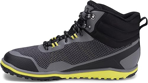 Xero Shoes Zapatos de senderismo descalzos para hombre, botas de senderismo Scrambler Mid Zero Drop, puntera ancha, zapatos minimalistas de