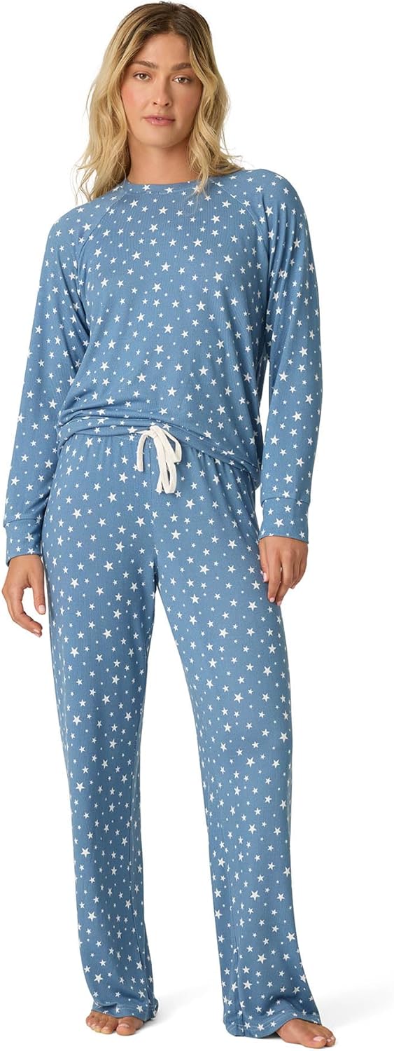 PJ Salvage Women's [Amazon Exclusive] Butter Jersey 2-piece Pj Set
