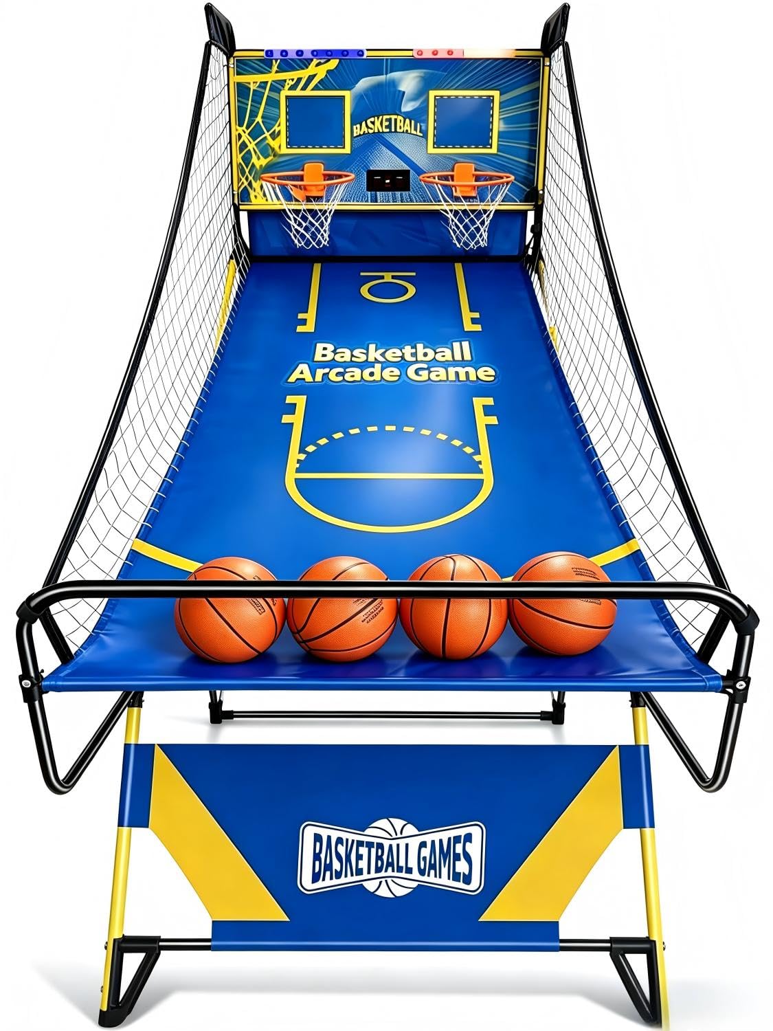 Photo 1 of Furypiont Electronic Arcade Basketball Game with LED Scoring