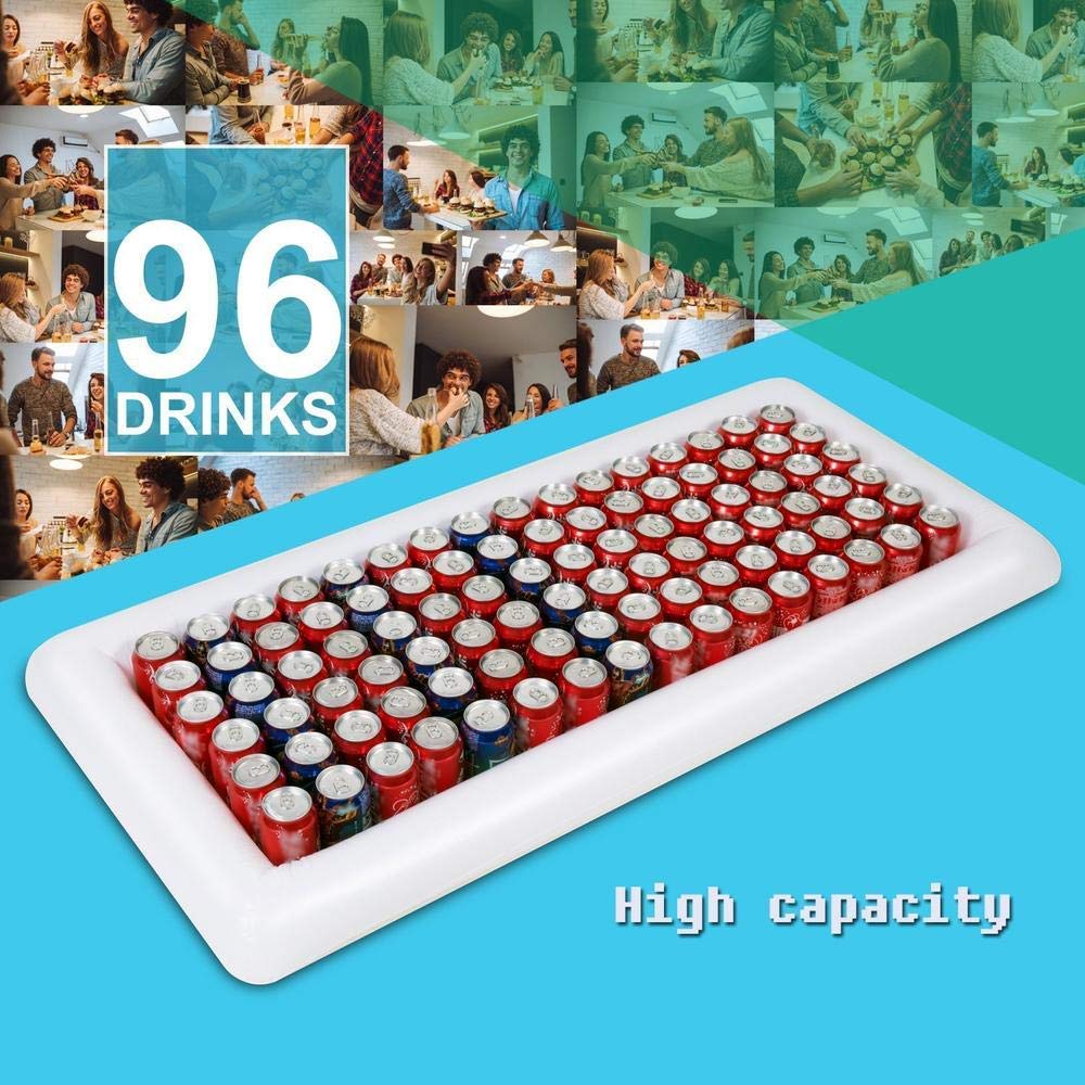 Buy ADWN Inflatable Serving Bar,Rectangular Ice Trough Inflatable Ice Tray,Buffet Serving