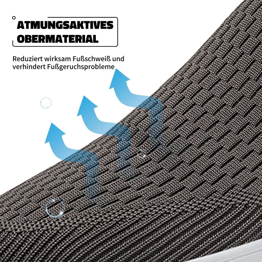 Oltyutc Mocassini da Uomo Slip on Sneaker Casual Scarpe da Running Corsa Scarpe Antinfortunistica Leggera Fitness Traspirante Camminata