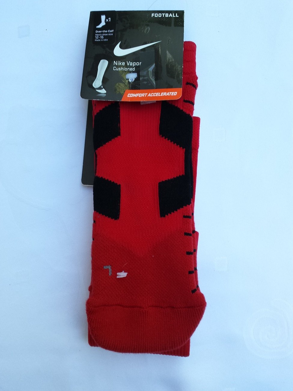 Nike Vapor Pair Over The Calf Cushioned Football Socks
