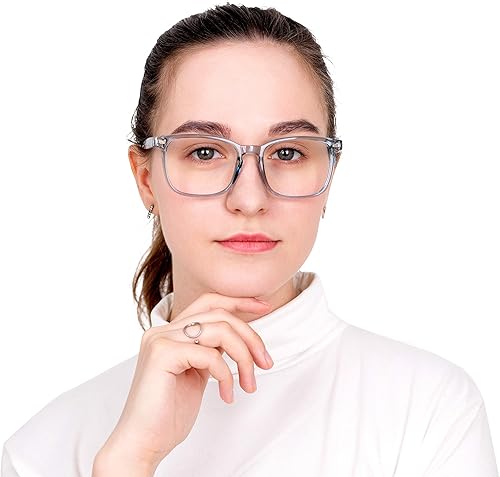 Miniatura 4 de LifeArt - 2 pares de gafas de bloqueo de luz azul con bisagra de resorte, antifatiga, gafas de lectura para ordenador, gafas de juegos, gafas de