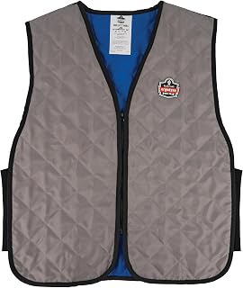 Ergodyne Chill-Its 6665 Evaporative Cooling Vest - Lightweight 4-Hour Heat Relief with Mesh Ventilation