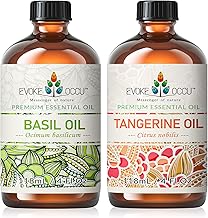EVOKE OCCU Basil Essential Oil and Tangerine Essential Oil - 4 Fl Oz