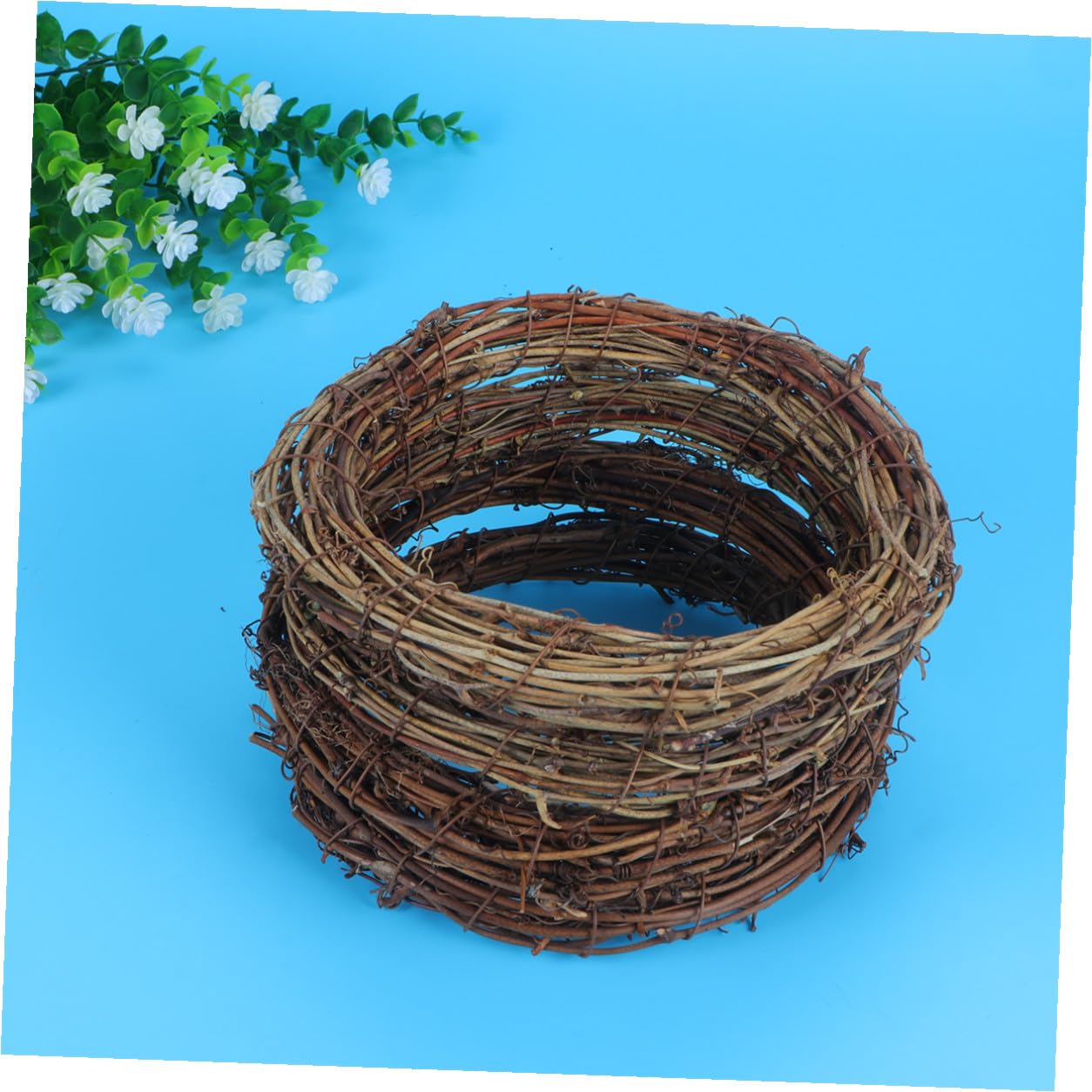TOPBATHY 8pezzi Decorazione Fai Te Rattan Naturale Di Ghirlande Per Matrimonio Natale e Feste Per Decorare Ambienti Interni e Esterni