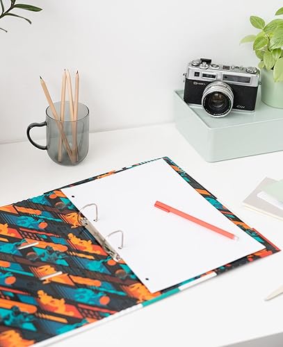 Miniatura 7 de Carpeta oficial de 2 anillos Space Jam – Carpeta de anillos A4 – 10.6 x 12.6 pulgadas / 10.6 x 12.6 in – Carpeta de anillos A4 – Archivos A4 Carpeta