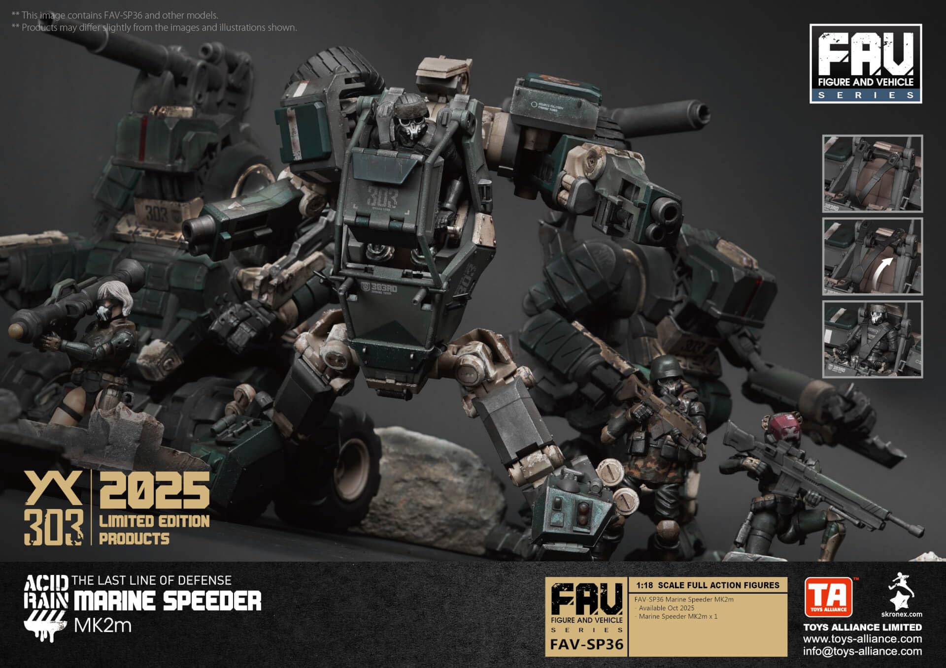 アシッドレインMarine Speeder MK2m acidrain1/18 Amazon.co.jp: Acid Rain World FAV-SP36 Marine Speeder MK2mアシッド