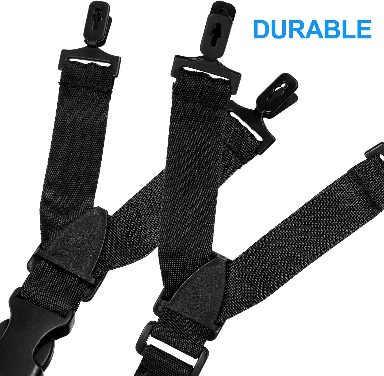 2-Pack Universal Hard Hat Chin Straps – Adjustable Safety Helmet Chin Band with Soft Comfort Chin Cup for Men & Women