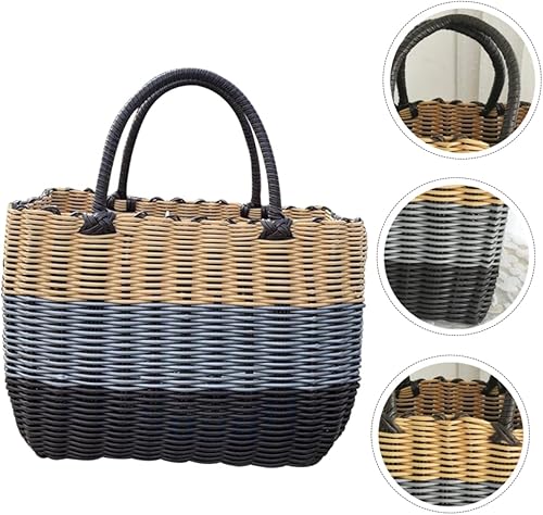 Miniatura 9 de Cesta de almacenamiento al aire libre de plástico para artículos diversos, asa para cestas de ducha, organización del hogar