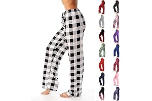 YUTANRAL Womens Plaid Pajama Pants - Your Black Friday Slumberwear Essential